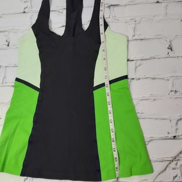 𝅺lululemon Cool‎ Racerback *Surf Bonded black green - Picture 6 of 8